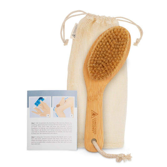 Bamboo Dry Body Brush Glow Theory