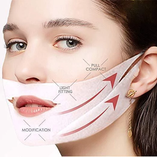 V-Shaped Ear Hook Reusable Face Mask Health & Beauty-7