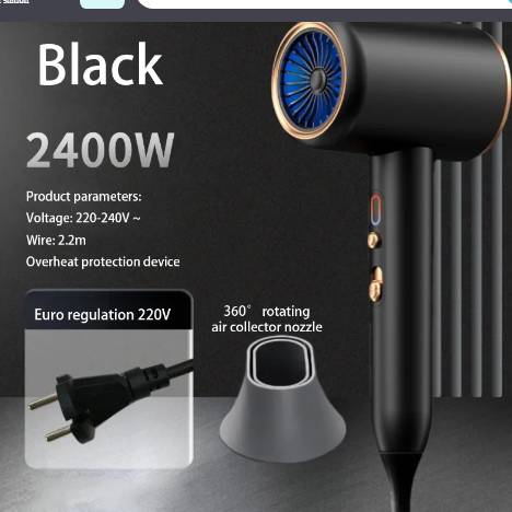Professional Ionic Hair Dryer Glow Theory