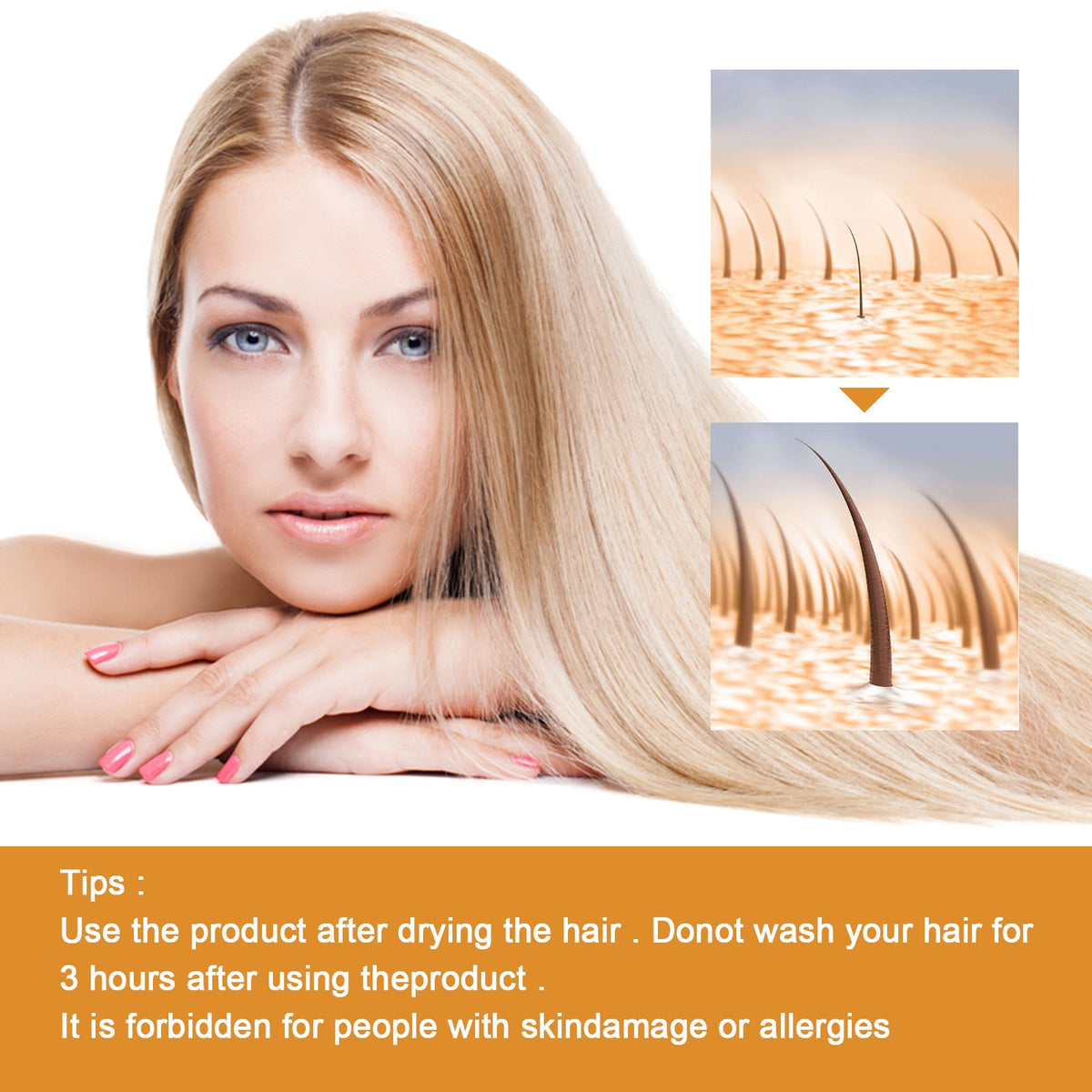 30ml Hair Growth Essence for Strong, Thick Hair Care Glow Theory