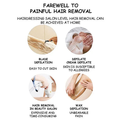 Painless Reusable Hair Remover for Body Care Glow Theory
