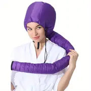 Soft Hooded Hair Dryer Attachment for Curly Hair Care Glow Theory